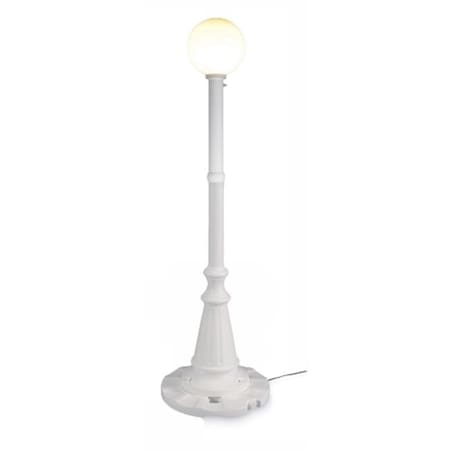 Patio Living Patio Living 69001 White Single White Globe Patio Lamp 69001